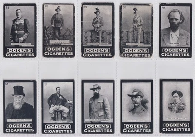 Cigarette Cards - General Interest, Australian Tabs Type (Ogdens)- 36 Cards - Image 1 of 4