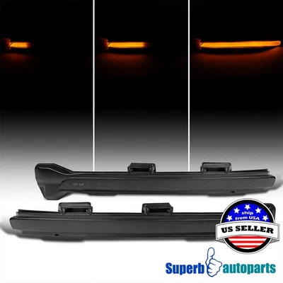Fits 2015-2018 Volkswagen Golf MK7 Sequential LED Side Mirror Smoke Turn Signal - Изображение 1 из 4