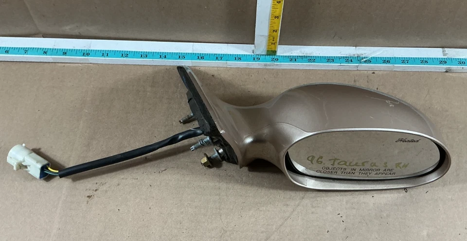 Conjunto de espejo retrovisor lateral para pasajero derecho Ford Taurus 1996-1999 OEM Foto 1 de 4