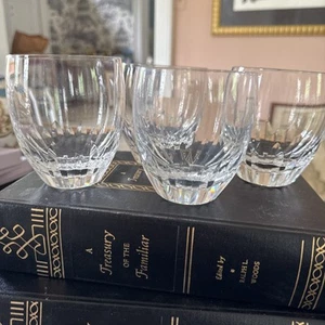 Cuatro vasos de whisky Baccarat Lorraine de 3 3/4" 12 oz antiguos. Juego de 4 - Imagen 1 de 15