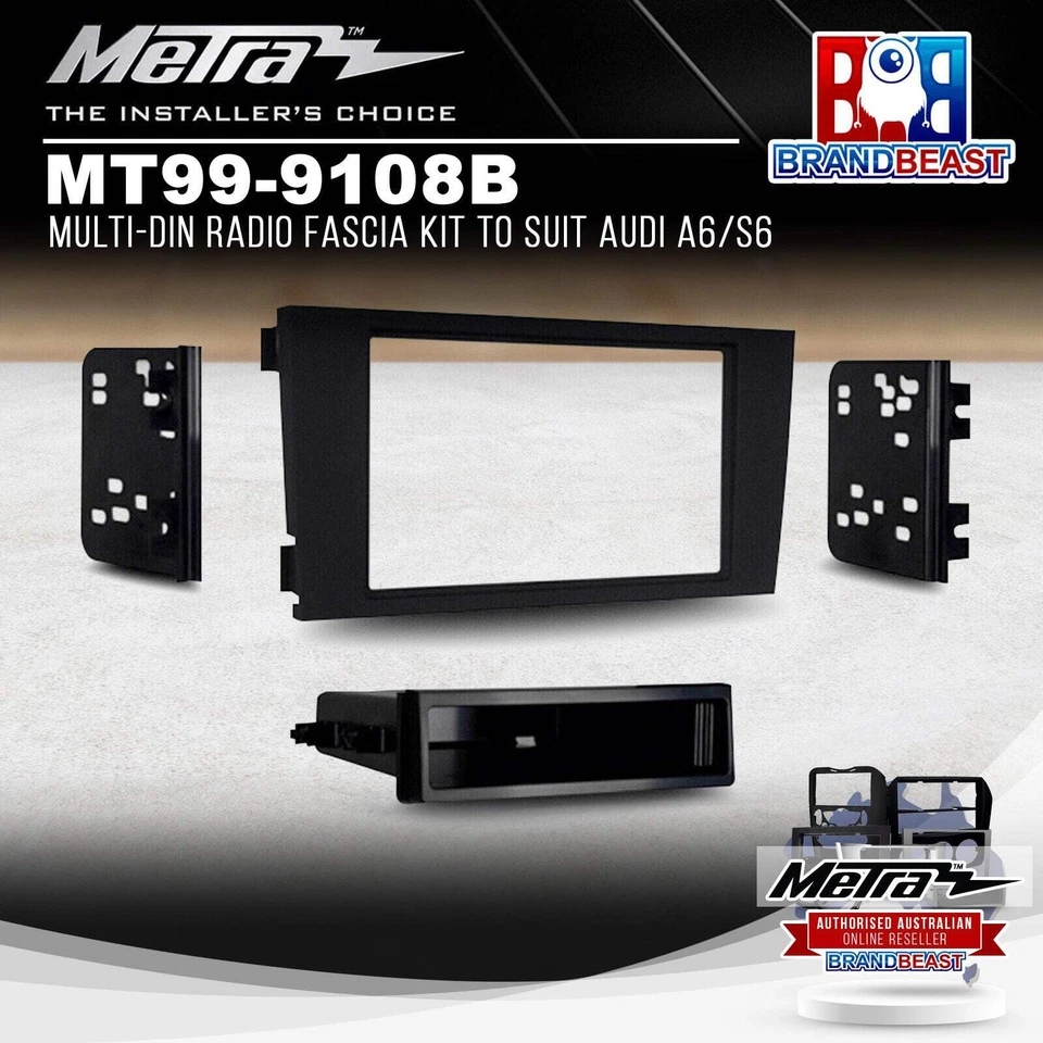 Metra MT99-9108B Multi-DIN Radio Fascia Kit To Suit Audi A6/S6 - image 1 of 1