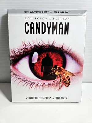 Candyman 1992 4K Ultra HD w/Slipcover Scream Factory Tony Todd Horror NEW OOP - Image 1 of 2