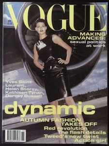 VOGUE UK November 1994 LINDA EVANGELISTA Amber Valletta BRIDGET HALL @ EX+ - Imagen 1 de 13