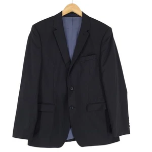 Bugatti Blazer Jacket Virgin Wool Black Jo7 Size EU 50 UK/US 40 - Picture 1 of 8