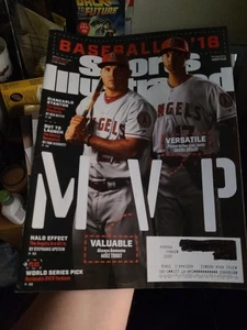 Sports Illustrated 2018 Shohei Ohtani Mike Trout Los Angeles Angels primera portada - Imagen 1 de 2