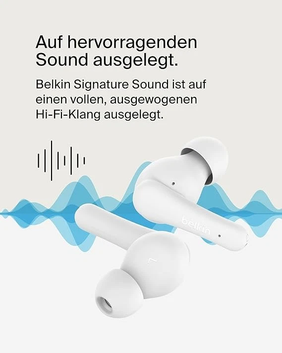 Belkin SOUNDFORM Rhythm True Wireless In-Ear Kopfhörer weiß "wie neu" - Bild 1 von 1