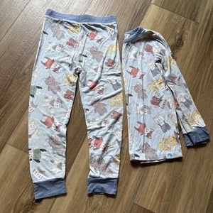 Pijama Big Dreams little jammies ropa de bambú para niños pequeños talla 4T manga larga 2 piezas - Imagen 1 de 10