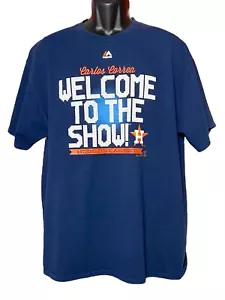 Majestic Carlos Correa Welcome To The Show Houston Astros blau T-Shirt Gr. XL - Bild 1 von 10