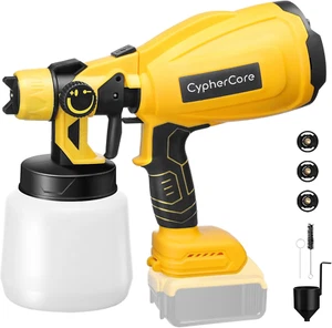 Cordless Paint Sprayer for 20V MAX Battery, 700W Electric Spray Paint Gun with 1 - Picture 1 of 6
