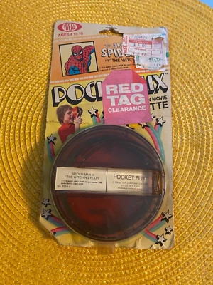 Casetes de película vintage de Spider-Man Pocket Flix a presión Foto 1 de 3