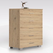 CASSETTIERA CM 80X44 H. 104 QUERCIA NATURALE