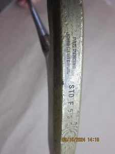 Very Early 1950 John Reuter Jr. Pat. Pending Pre Acushnet Bullseye Putter - Picture 1 of 10