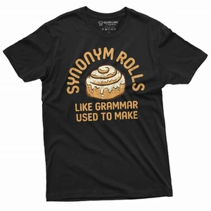Camisa Synonym Rolls Profesor Inglés Camiseta Divertida Gramática Amante de los Libros Regalo - Imagen 1 de 5