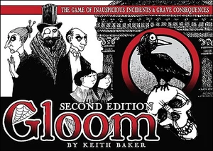 Gloom 2nd Edition Card Game Wicked Family Fun Atlas Games ATG 1350 Base Core - Picture 1 of 1