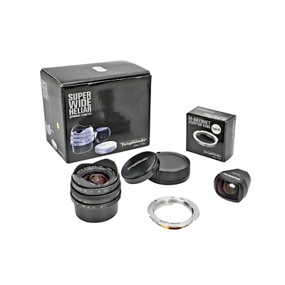 Voigtlander 15mm Super Wide Heliar F4.5 L39 Screw Mount Lens with 21mm Finder - Image 1 of 4