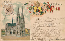 Litho-Karte gruss aus Wien Votivkirche (CC86) (46)