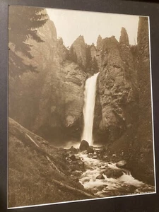 Albert Schlechten , YELLOWSTONE TOWER FALLS Wyoming , Fishing , Original 1911 - Picture 1 of 11