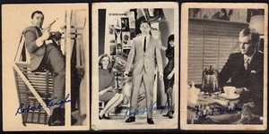 A&BC LTD MAN FROM UNCLE, THREE "JIGSAW" FACSIMILI AUTOGRAPHED CARDS 27, 34, 53 - Picture 1 of 2