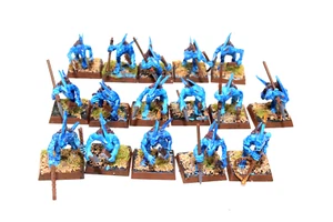 Warhammer Lizardmen Skinks Well Painted A24 - Picture 1 of 4