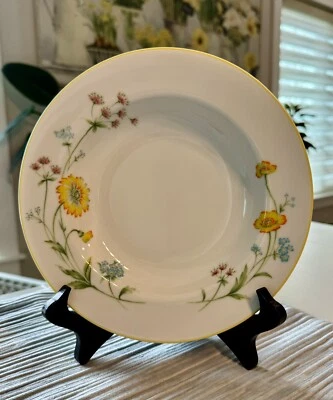 Cuenco de sopa vintage con diseño floral Diplomat de Sango Larchmont Foto 1 de 4
