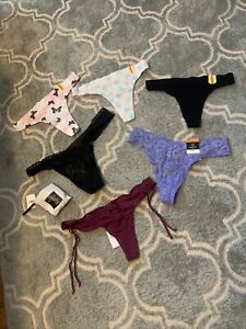 7 NWT Ladies Small Medium Thing Underwear Victoria Secret Fredericks So Inc Lot