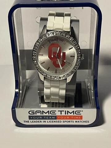 Oklahoma Sooners NCAA FROST Women's Watch by Game Time NEW Cover