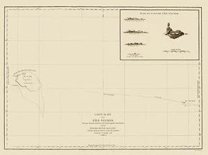 Mapa histórico del condado - Condado de Necker Hawaii - Bernizet 1797 - 23 x 30,76 - Imagen 1 de 20