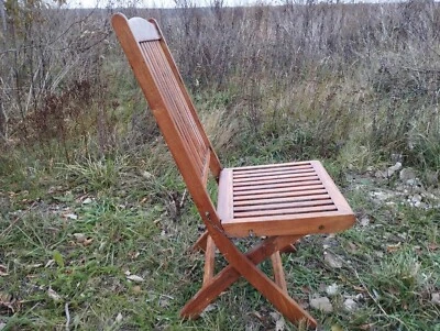 Rare Vintage 1950 Swedish garden teak chair Brafab Foto 1 de 4