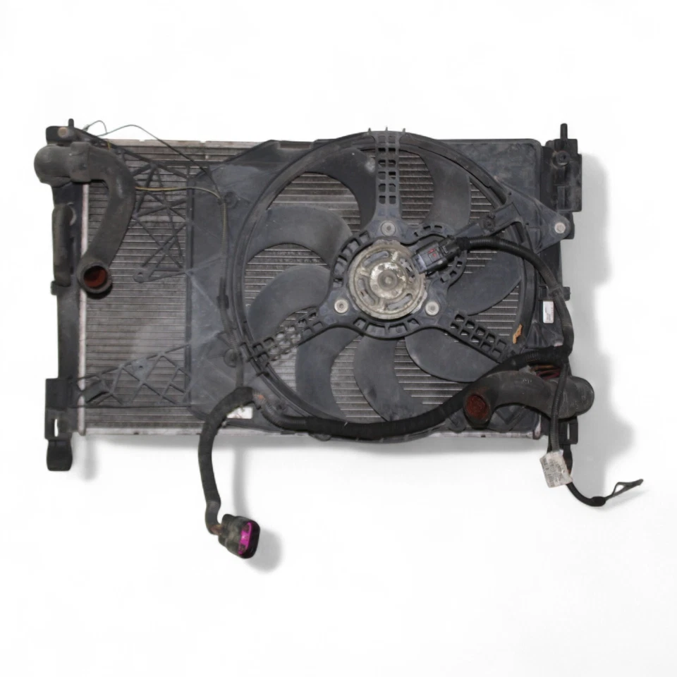 Radiator Engine + Electric Cooling Fan for Opel Corsa D 1.3 CDTI From 2006 A 20 - Image 1 of 4