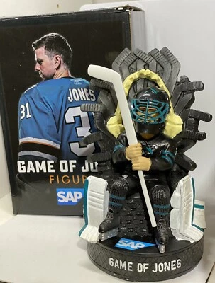 Martin Jones, San Jose Sharks Figure Bobblehead - Game of Jones 2017  - Image 1 of 4