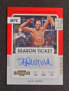 Jalin Turner 2022 Panini Chronicles Contenders Season Ticket Auto Tarantula 