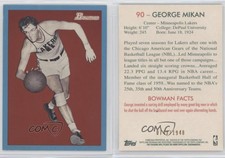 2009-10 Bowman '48 Blue /1948 George Mikan #90 HOF