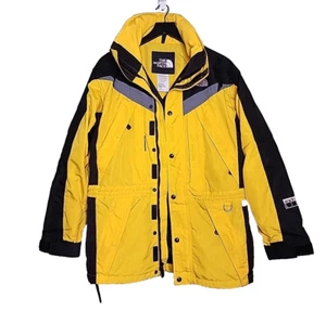 Chaqueta The North Face Extreme Light Para Hombre S Amarilla Negra Bolsillos Capucha Esquí Años 90 - Imagen 1 de 14