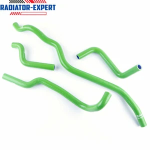 For 2002-2006 Kawasaki Prairie 650 700 Green Silicone Radiator Hose Kit - Picture 1 of 6