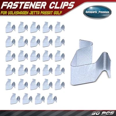 30 piezas clips de sujeción de molduras y molduras de acero con resorte de 22 mm para VW Jetta Passat Golf Foto 1 de 4