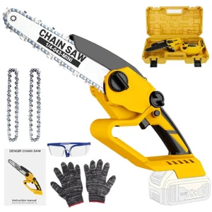 Cordless Chainsaw for Dewalt 20V Max Battery 6 inch Handheld Mini Pruning Saw - Picture 1 of 10