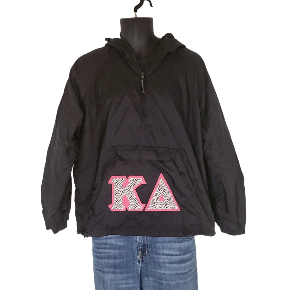 Pullover Charles River Apparel para mujer talla S media cremallera KA Kappa Alpha bolsillo grande Foto 1 de 4