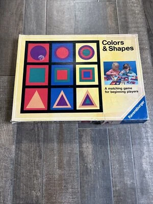 Ravensburger 1970 / 1987 Colors & ￼ Shapes Matching Game Germany Ages 2 To 6 ￼ - Image 1 of 4