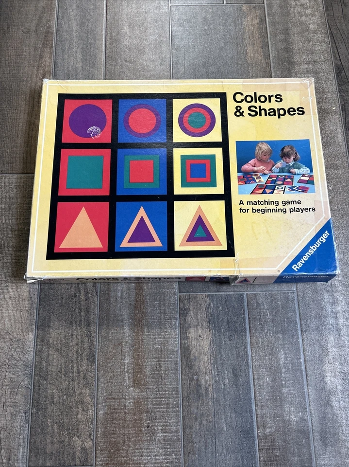 Ravensburger 1970 / 1987 Colors & ￼ Shapes Matching Game Germany Ages 2 To 6 ￼ - Image 1 of 4