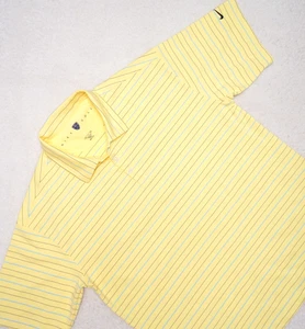 Polo Nike Golf DRI-FIT UV Amarillo Azul Rayas Para Hombre XL - Imagen 1 de 5