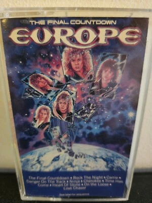 EUROPE The Final Countdown 1986 CASSETTE TAPE GLAM/HAIR METAL HARD ROCK - Image 1 of 4
