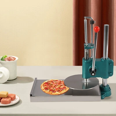 9.5" Manual Pastry Press Machine Cake Pizza dough Bread Press Stainless Steel US - Image 1 of 4