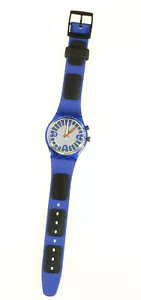 PRL) SWATCH THE CLUB SWISS ROUND QUARTZ OROLOGIO WRIST WATCH COLLECTION MONTRE   - Picture 1 of 12