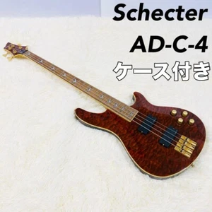 Bajo eléctrico Schecter AD-C-4 Schecter con estuche blando usado buen estado de JP - Imagen 1 de 12
