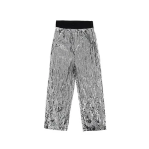 Unisex Girls Boys Glitter Sequins Pants Hip Hop Jazz Dance Trousers Dancewear - Picture 1 of 9