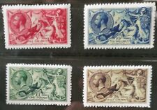 Great Britain 1913 King George V Seahorses Stamp Replica Set 