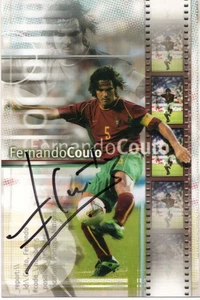 PORTUGAL, PORTO & BARCELONA: FERNANDO COUTO SIGNED 6x4 ACTION PROMO/PHOTO+COA - Picture 1 of 1