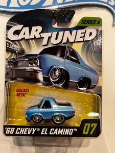 Chevy El Camino 07 2025 MGA Cartuned Series 4 Blue Classics '68 - Imagen 1 de 2