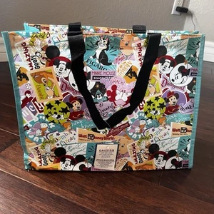 Disney Parks XLG Shopping Bag Reusable Tote Mickey Mouse W Tags Lightly Used - Picture 1 of 14