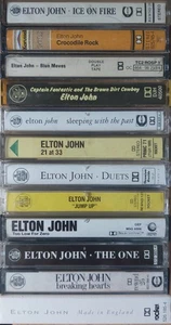 12 ELTON JOHN Albums CROCODILE, CAPTAIN FANTASTIC, BLUE MOVES, JUMP UP, 21 AT 33 - Picture 1 of 7